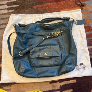 Well Loved - Coach Teal Shoulder Bag